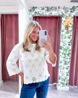 Eloria Eyelet Embroidered Top