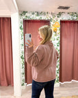 Downtown Girl Sweater-Mauve