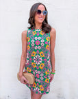 Petal Poetry Embroidered Mini Dress