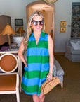 Turning Heads Striped Mini Dress