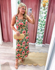 Blooming Manor Midi Dress