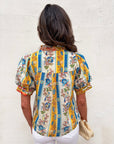 Portobello Road Pintuck Bib Top