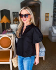 Floral Moment Embroidered Top