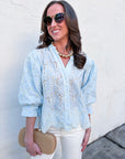 Angel Whisper Eyelet Top