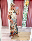 Floral Vista Midi Dress