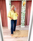 The Classic Swing Sweater-Lemon