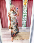 Floral Vista Midi Dress