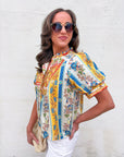 Portobello Road Pintuck Bib Top