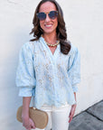 Angel Whisper Eyelet Top