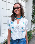 Sweet Prairie Embroidered Top