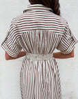Matilda Stripe Midi Dress