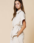 Elevated Travel Drawstring Top
