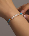 Boho Pearl Beaded Bracelet
