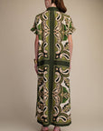 The Marbella Paisley Maxi Dress-Olive