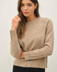 Soft Embrace Crewneck Sweater-Mushroom