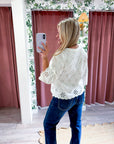 Eloria Eyelet Embroidered Top
