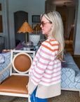 Golden Haze Striped Sweater