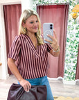 Helena Stripe Top