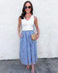 Sunset Sway Midi Skirt