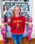 Merry & Bright Sequin Sweater