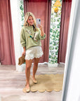 Lakeside Duck Sweater-Sage