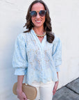 Angel Whisper Eyelet Top