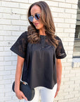 Soft Serenity Top-Black