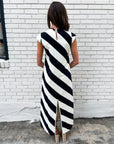 The Classic Stripes Maxi Dress