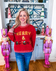 Merry & Bright Sequin Sweater