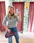 Soft Embrace Crewneck Sweater-Heather Gray