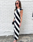 The Classic Stripes Maxi Dress