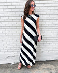 The Classic Stripes Maxi Dress