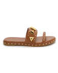 Stepping in Style Sandals- Tan