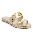 Stepping in Style Sandals- Gold