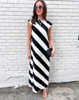 The Classic Stripes Maxi Dress