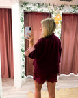 Warmth Edit Sweater-Wine