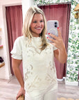 Summer Solstice Eyelet Top