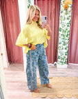 The Classic Swing Sweater-Lemon