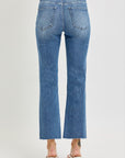 City Cut Cropped Straight Jeans