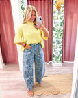 The Classic Swing Sweater-Lemon