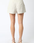 Sun & Sea Linen Shorts- Melange