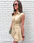 Donna Belted Mini Dress