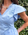 Garden Glow Peplum Top