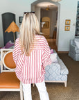 Happy Heart Oversized Striped Top