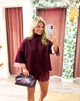 Warmth Edit Sweater-Wine