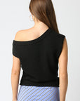Claire Knit Top-Black