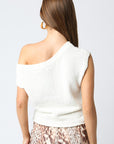 Claire Knit Top-White