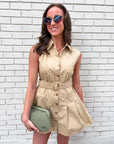 Donna Belted Mini Dress