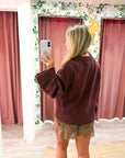 Unhurried Oversized Sweater-Coco