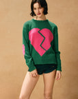 Broken Heart Relaxed Sweater